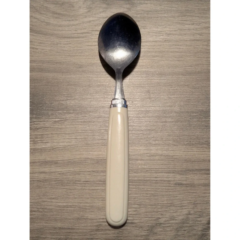 Vintage Corelle Forever Yours Replacement Flatware Oval Soup Spoon 7 5/8